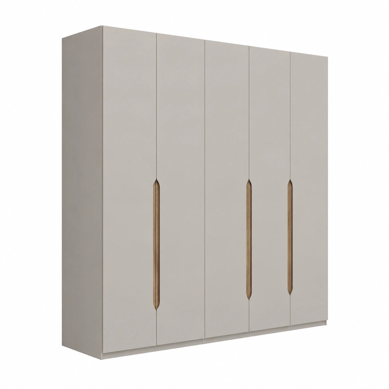Kleiderschrank – moderner Stil, mit mehreren Türen, aus Holzwerkstoff