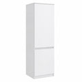 Hochschrank – 50 × 39 × 180 cm, moderner Stil, mit mehreren Türen, mit Ablagen, für Wohnzimmer und Flur