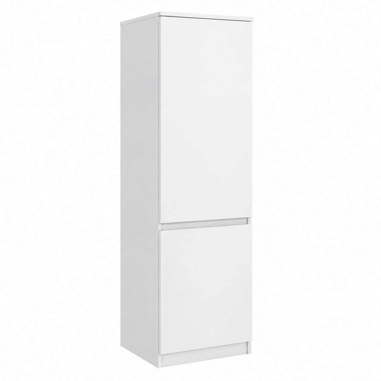 Hochschrank – 50 × 39 × 180 cm, moderner Stil, mit mehreren Türen, mit Ablagen, für Wohnzimmer und Flur