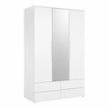 Kleiderschrank – 126 × 208 × 57 cm, mit Stauraum