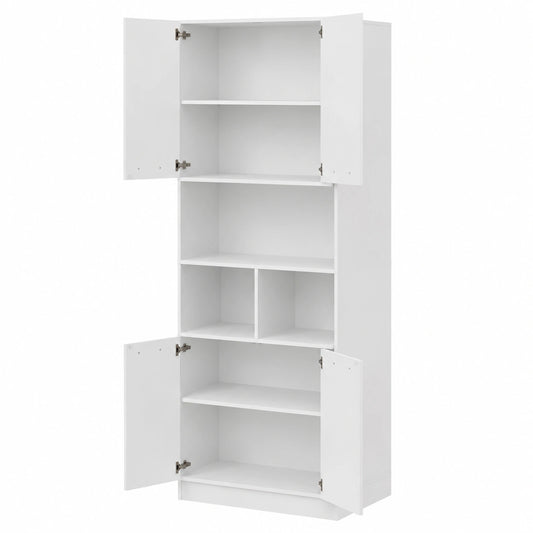 Kleiderschrank – 60 × 40 × 180.5 cm, mit mehreren Türen, mit Ablagen, für Schlafzimmer, Büro und Flur
