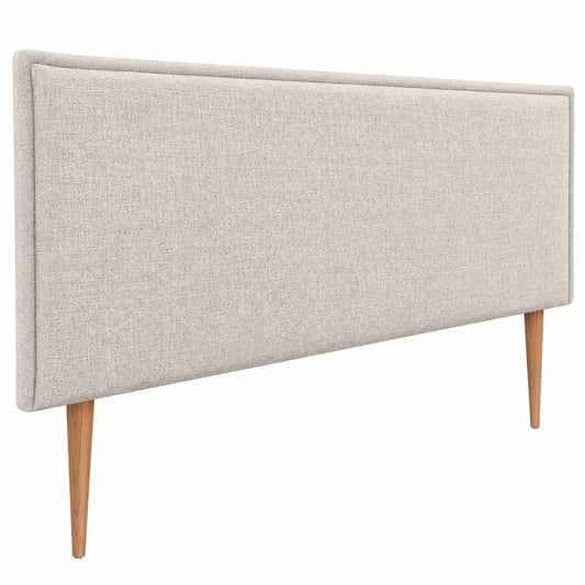 Kopfteil – 145 × 105 cm, moderner Stil, aus Leinen, Beige, für Schlafzimmer