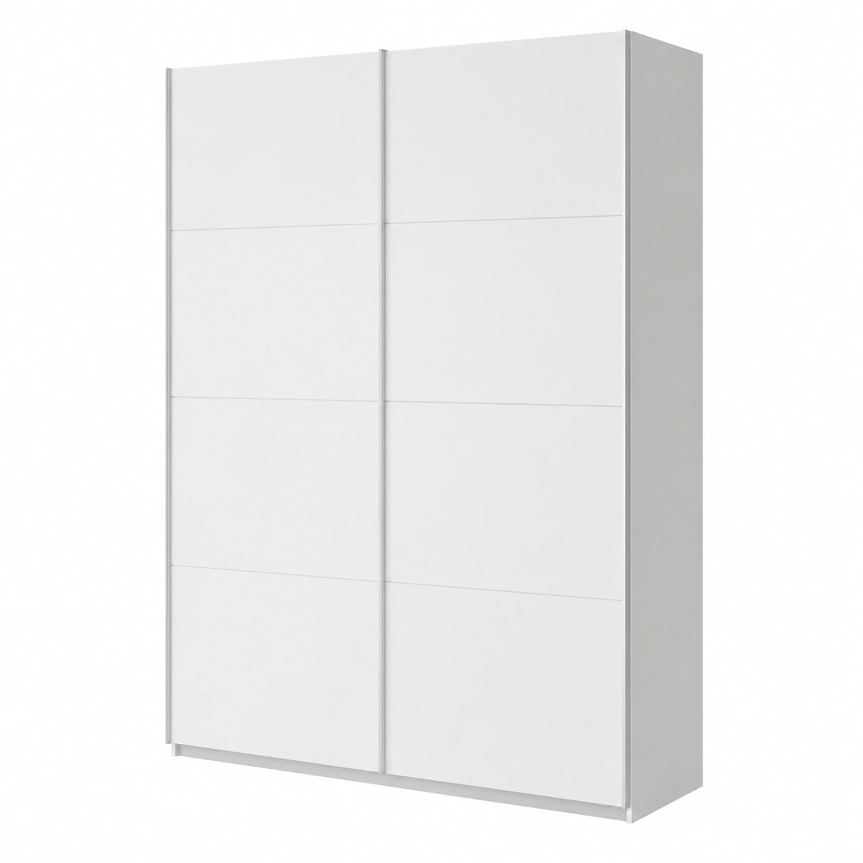 Kleiderschrank – 170,3 cm, moderner Stil, mit mehreren Türen, aus Holzwerkstoff, Weiß